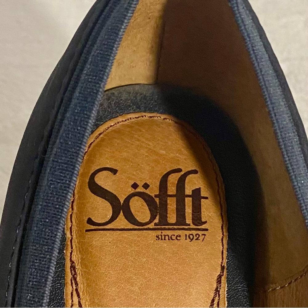 Sofft Suede Leather Cap Toe Pumps Women’s Size 8M Blue Gray - Picture 11 of 11